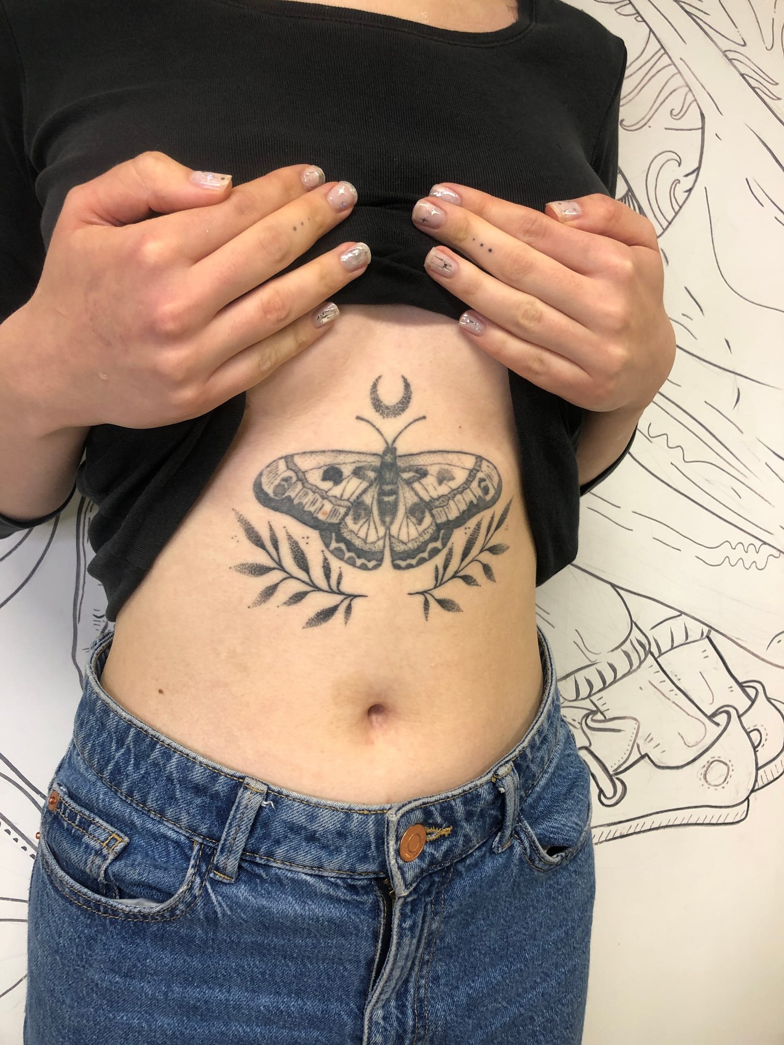 Sugijusios tatuiruotės — nuotrauka